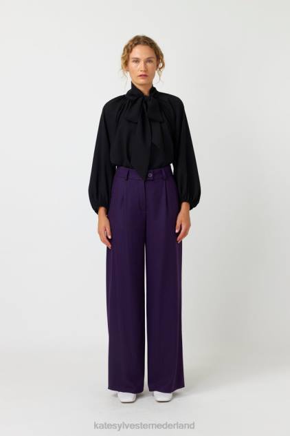 vrouwen morris broek Kate Sylvester kleding 8LB4O242 paars