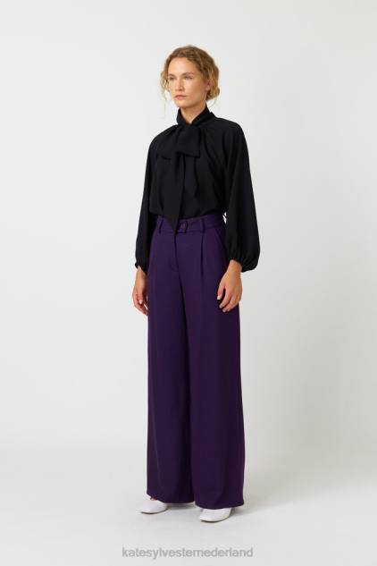 vrouwen morris broek Kate Sylvester kleding 8LB4O242 paars