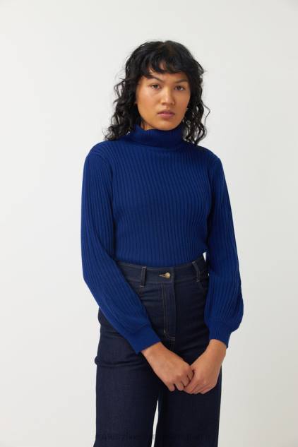 vrouwen geribbelde trui Kate Sylvester kleding 8LB4O26 inkt