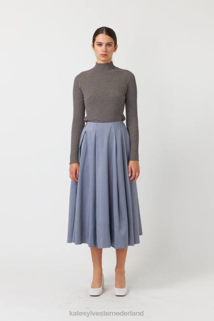 vrouwen zora magere rib Kate Sylvester kleding 8LB4O60 rook