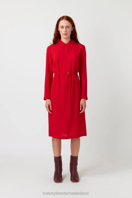 vrouwen Etienne jurk Kate Sylvester kleding 8LB4O104 rood