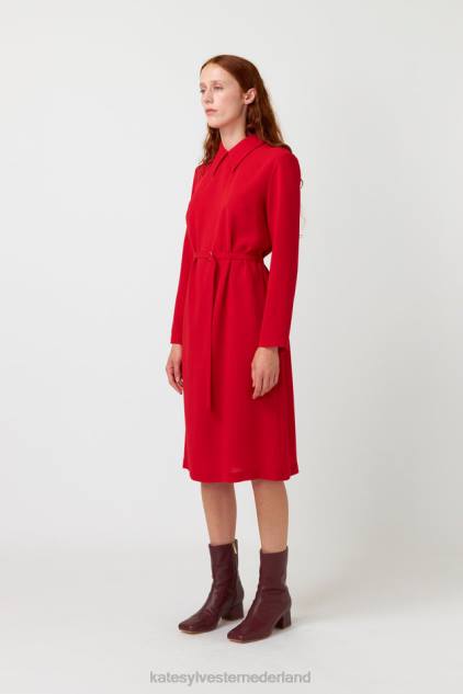 vrouwen Etienne jurk Kate Sylvester kleding 8LB4O104 rood