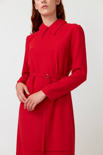 vrouwen Etienne jurk Kate Sylvester kleding 8LB4O104 rood