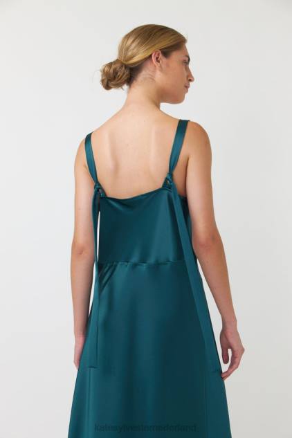 vrouwen Faye slipdress Kate Sylvester kleding 8LB4O118 smaragd