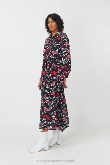 vrouwen Freya overhemdjurk Kate Sylvester kleding 8LB4O127 roze