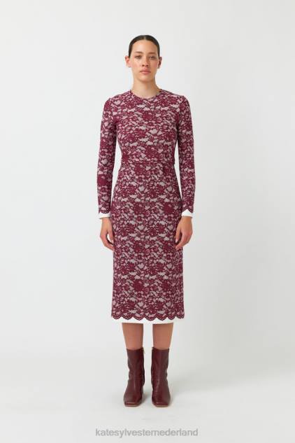 vrouwen Valencia jurk Kate Sylvester kleding 8LB4O84 pruim