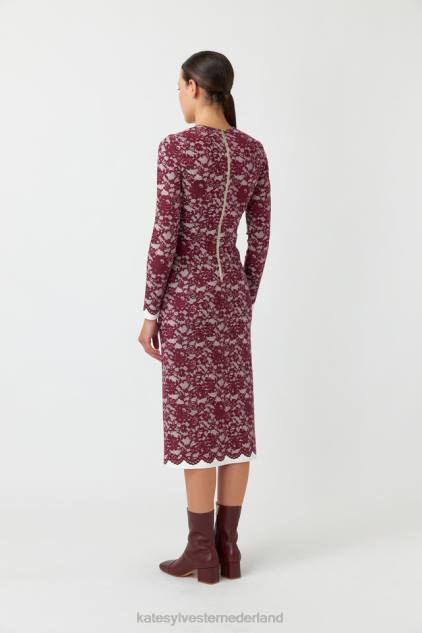 vrouwen Valencia jurk Kate Sylvester kleding 8LB4O84 pruim