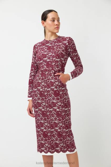 vrouwen Valencia jurk Kate Sylvester kleding 8LB4O84 pruim