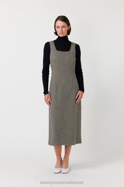 vrouwen antoinette jurk Kate Sylvester kleding 8LB4O109 tweed