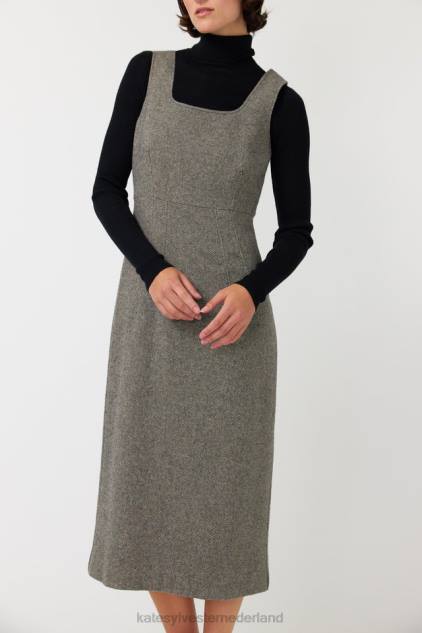 vrouwen antoinette jurk Kate Sylvester kleding 8LB4O109 tweed
