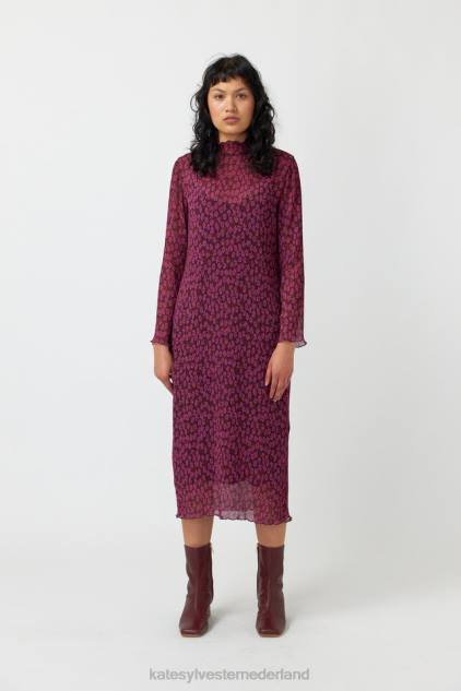 vrouwen bloeiende schede jurk Kate Sylvester kleding 8LB4O154 bessen bloeien