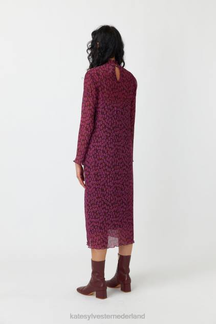 vrouwen bloeiende schede jurk Kate Sylvester kleding 8LB4O154 bessen bloeien