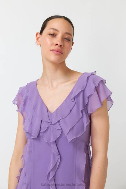 vrouwen brana maxi-jurk Kate Sylvester kleding 8LB4O115 lila