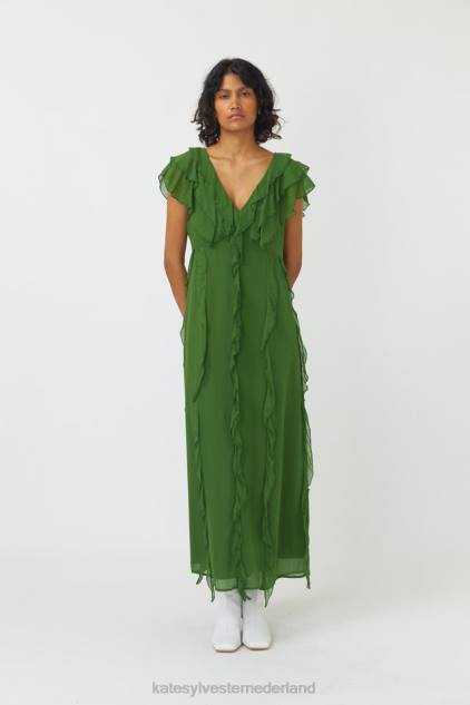 vrouwen brana maxi-jurk Kate Sylvester kleding 8LB4O120 gras