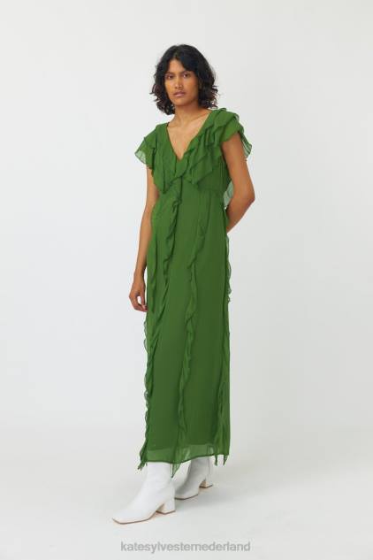 vrouwen brana maxi-jurk Kate Sylvester kleding 8LB4O120 gras