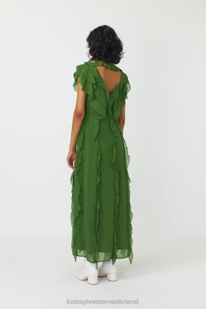 vrouwen brana maxi-jurk Kate Sylvester kleding 8LB4O120 gras