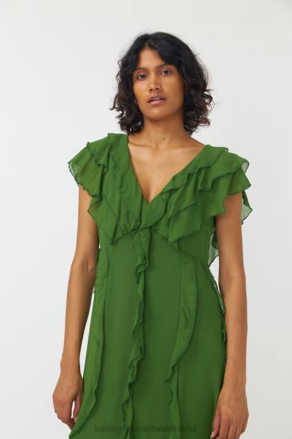 vrouwen brana maxi-jurk Kate Sylvester kleding 8LB4O120 gras