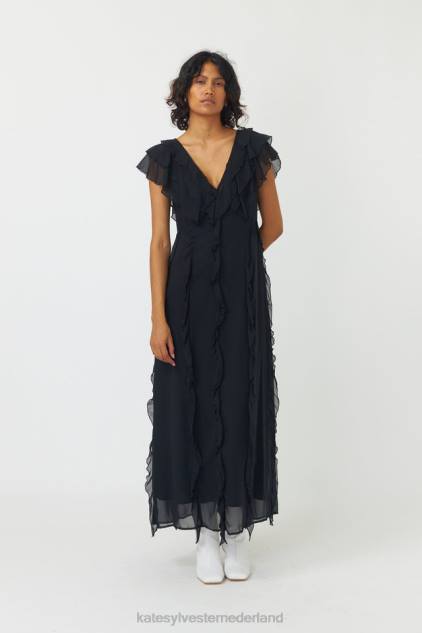 vrouwen brana maxi-jurk Kate Sylvester kleding 8LB4O125 zwart