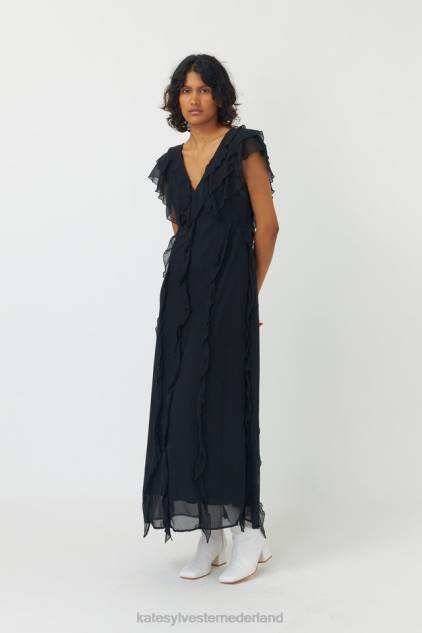 vrouwen brana maxi-jurk Kate Sylvester kleding 8LB4O125 zwart