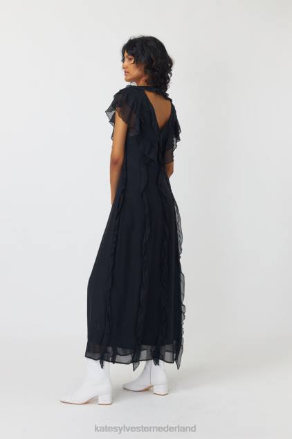 vrouwen brana maxi-jurk Kate Sylvester kleding 8LB4O125 zwart