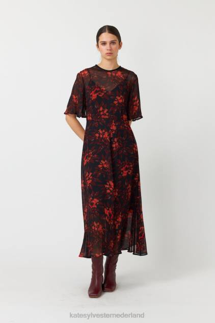 vrouwen desdemona jurk Kate Sylvester kleding 8LB4O105 vuur
