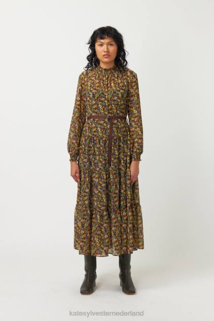 vrouwen dimiteit jurk Kate Sylvester kleding 8LB4O65 olijf