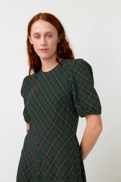 vrouwen geruite jurk Kate Sylvester kleding 8LB4O92 woud
