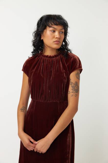 vrouwen heda jurk Kate Sylvester kleding 8LB4O38 espresso