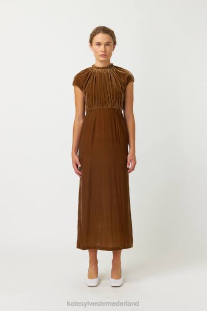 vrouwen heda jurk Kate Sylvester kleding 8LB4O50 goud