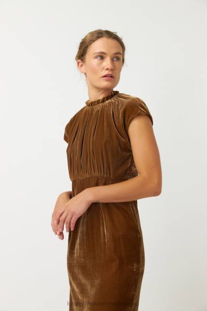 vrouwen heda jurk Kate Sylvester kleding 8LB4O50 goud