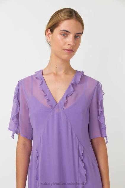 vrouwen isadora-jurk Kate Sylvester kleding 8LB4O116 lila