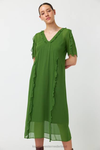 vrouwen isadora-jurk Kate Sylvester kleding 8LB4O119 gras