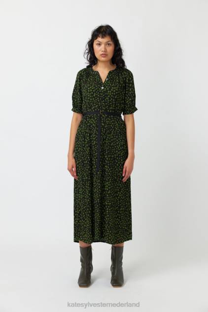 vrouwen kiezels jurk Kate Sylvester kleding 8LB4O132 zwart