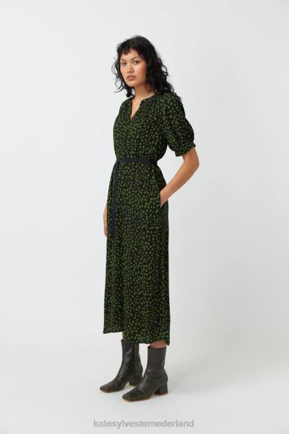 vrouwen kiezels jurk Kate Sylvester kleding 8LB4O132 zwart