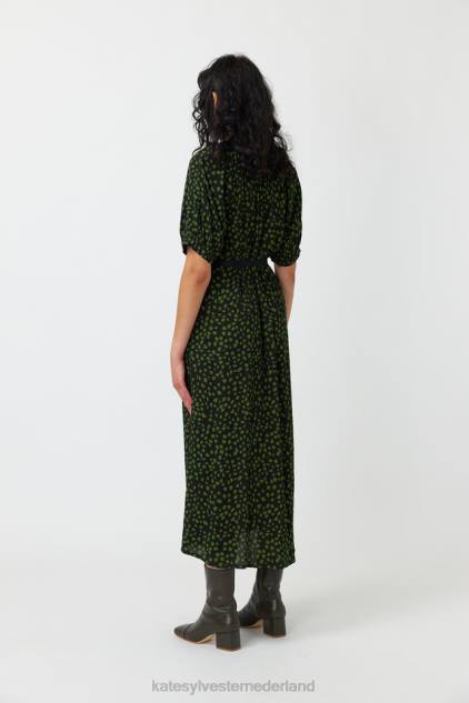vrouwen kiezels jurk Kate Sylvester kleding 8LB4O132 zwart