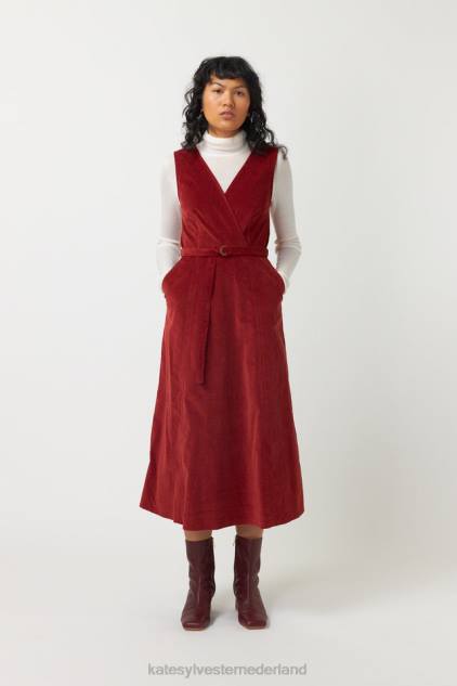 vrouwen koord jurk Kate Sylvester kleding 8LB4O56 steen