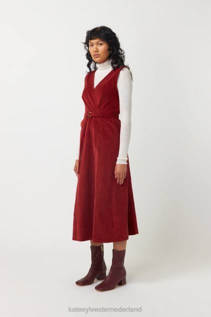 vrouwen koord jurk Kate Sylvester kleding 8LB4O56 steen
