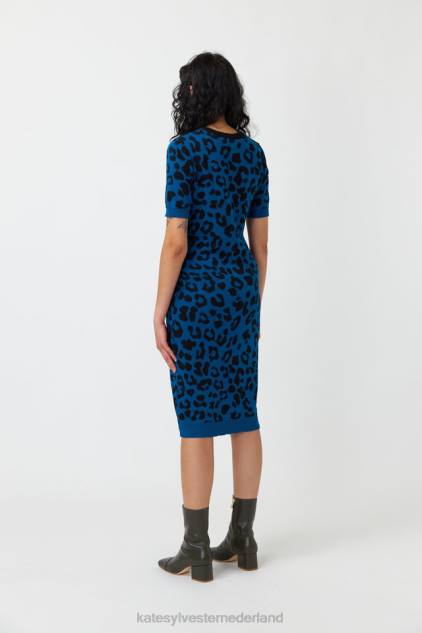 vrouwen luipaard jurk Kate Sylvester kleding 8LB4O137 marien