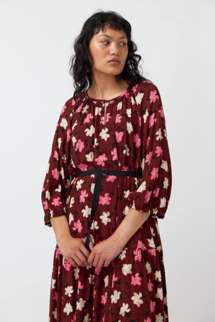 vrouwen magnolia-jurk Kate Sylvester kleding 8LB4O86 espresso
