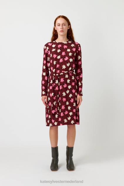 vrouwen magnolia jurkje Kate Sylvester kleding 8LB4O87 espresso