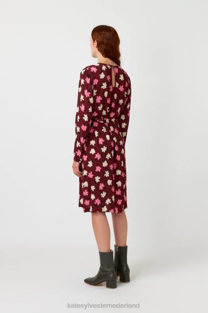 vrouwen magnolia jurkje Kate Sylvester kleding 8LB4O87 espresso