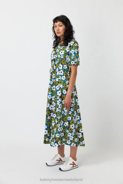 vrouwen pop-jurk Kate Sylvester kleding 8LB4O134 ivoor olijf