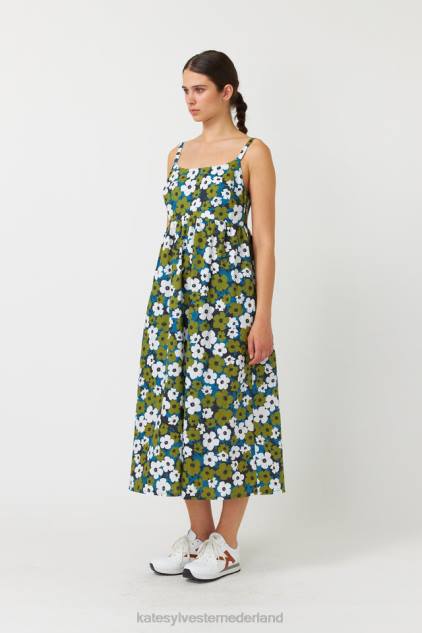 vrouwen pop zonnejurk Kate Sylvester kleding 8LB4O135 ivoor olijf