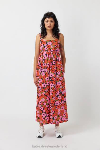 vrouwen pop zonnejurk Kate Sylvester kleding 8LB4O151 roze oranje