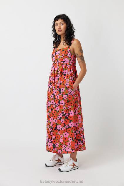 vrouwen pop zonnejurk Kate Sylvester kleding 8LB4O151 roze oranje