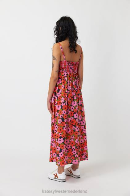 vrouwen pop zonnejurk Kate Sylvester kleding 8LB4O151 roze oranje