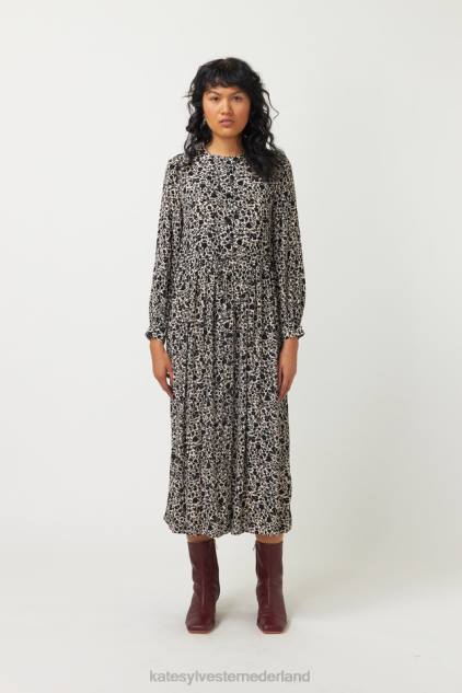 vrouwen roze jurk Kate Sylvester kleding 8LB4O1 ivoor