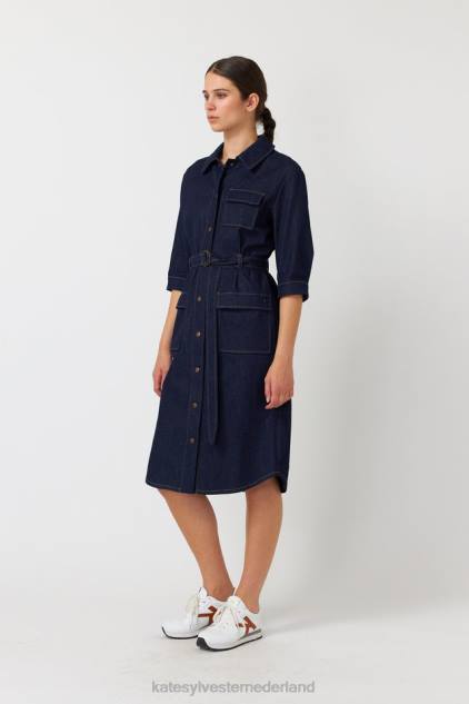 vrouwen spijkerjurk Kate Sylvester kleding 8LB4O129 indigo