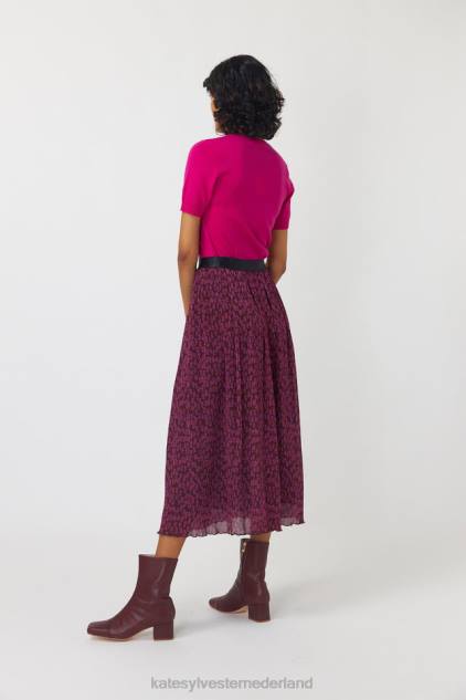 vrouwen bloeiende rok Kate Sylvester kleding 8LB4O296 bessen bloeien