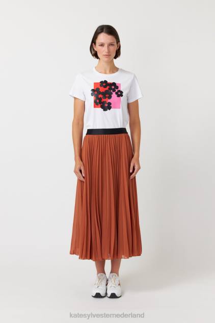 vrouwen golvende rok Kate Sylvester kleding 8LB4O301 kruid